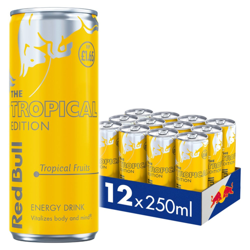 Red Bull The Tropical Edition (12 x 250ml) PMP£1.75