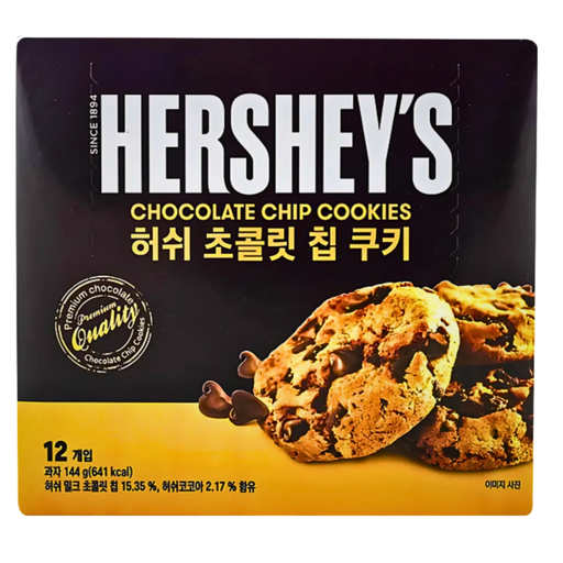 Hershey’s Chocolate Chip Cookie Korea (12x144g)