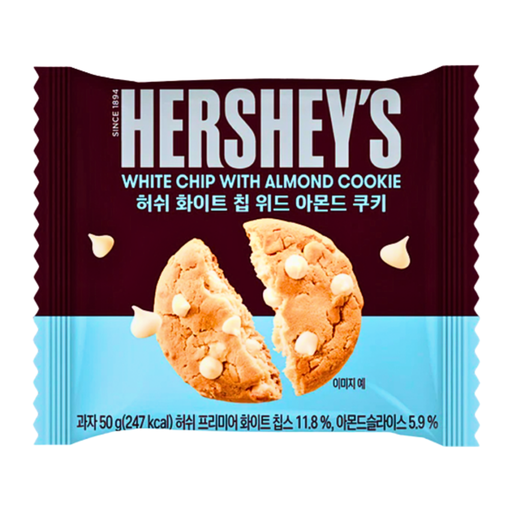 Hershey’s White Chip with Almond Cookie Korea (10x50g)