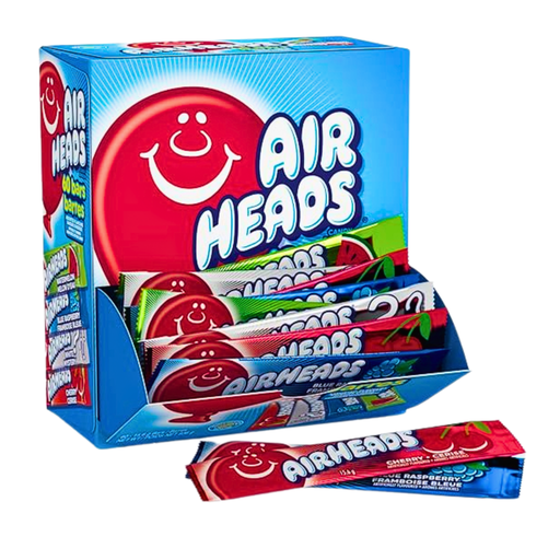 Airheads Bars Assorted Flavour USA (60 x 15.6g)