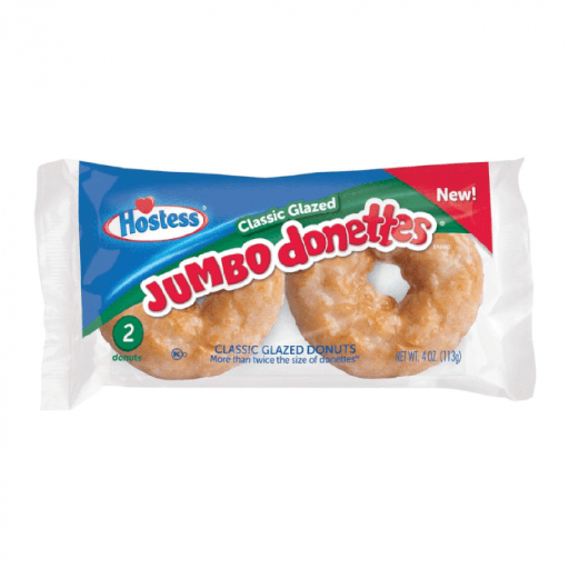 Hostess Jumbo Donettes Classic Glazed (6x113g) (2pack)