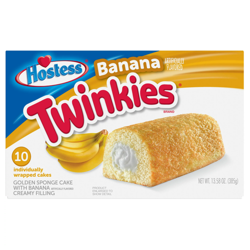 Hostess Twinkies Banana Flavour USA (10Pcs) (6 x 385g)