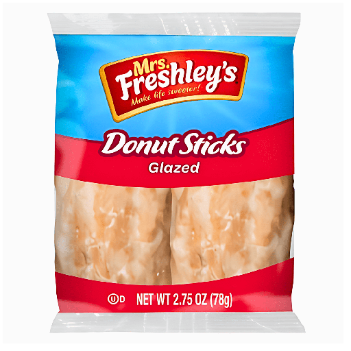 Mrs Freshley’s Donut Sticks Glazed USA (2pack) (12x78g)