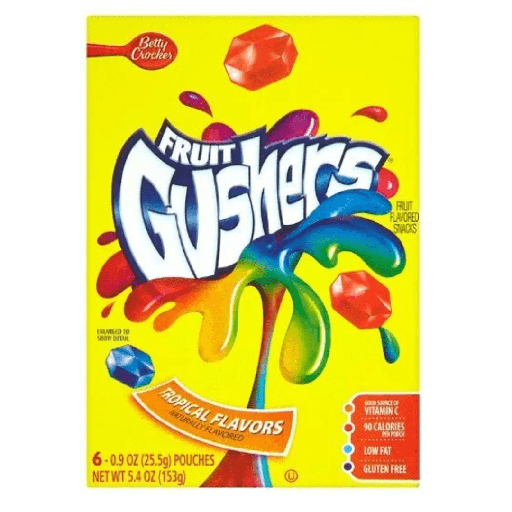 Gushers Tropical Flavour USA (6 Pouches) (10x136g)