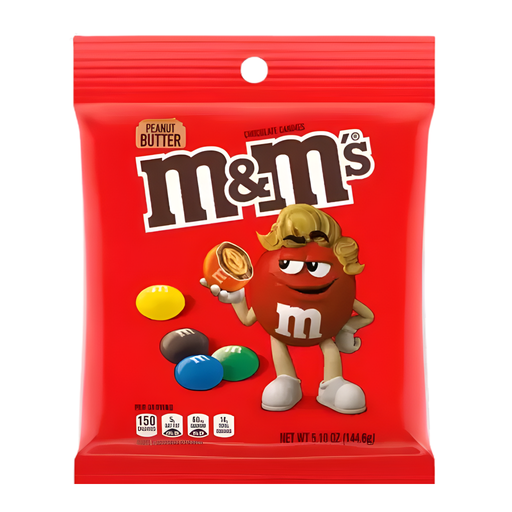 M&M Peanut Butter Peg Bag USA (12x144g)