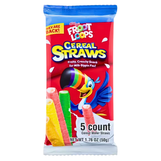 Kellogg’s Froot Loops Cereal Straws USA (13 x 50g)