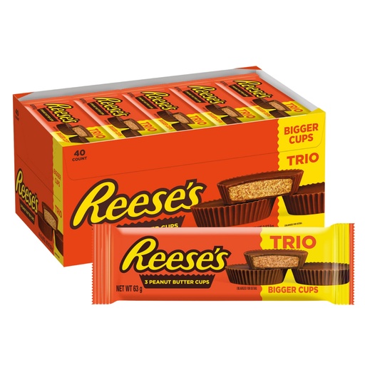 Reeses Trio Peanut Butter Cup (40x63g)