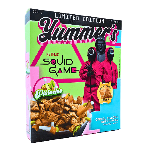 Squid Game Cereal Pillows With Pistachio (12 x 300g)