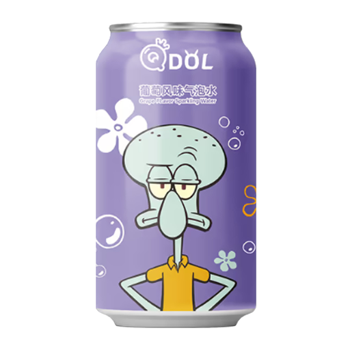 QDOL SpongeBob **Squid Ward* Grape Flavour (24 x 330ml)