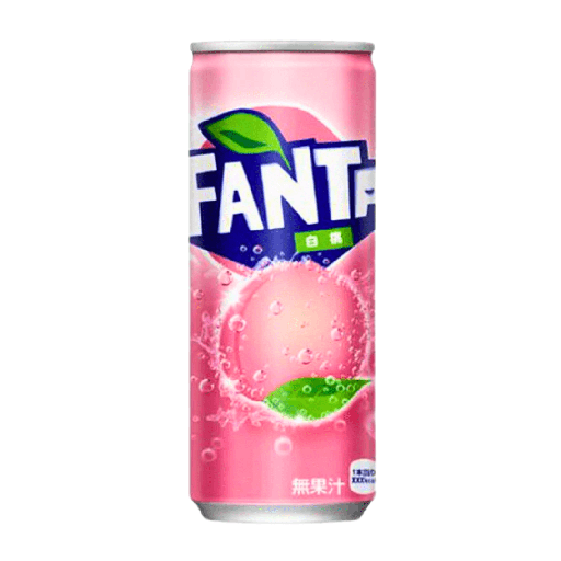 Fanta White Peach Flavour Can Japan (24 x 500ml)
