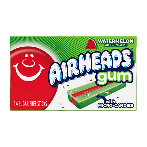 Airheads Watermelon Gum Box – (12 x 14 Sticks)