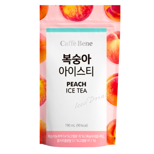Caffe Bene Peach Ice Tea Flavour (10x190ml)