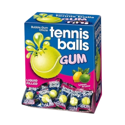 Fini Tennis Balls Liquid Filled Bubblegum (200 pieces)