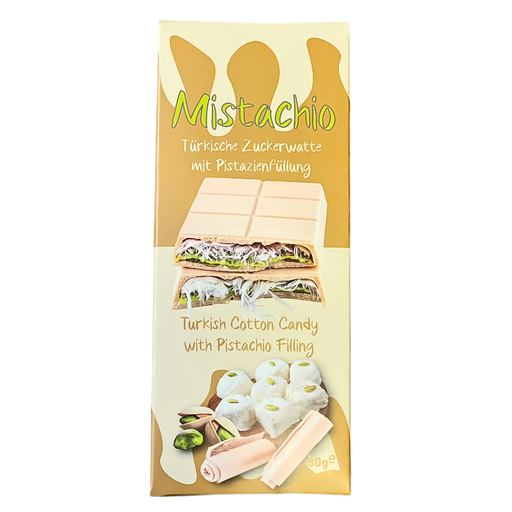 Mistachio Angel Cotton Candy With White Chocolate Pistachio Flavour (12 x 80g)