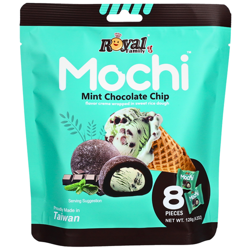 Royal Mochi Mint Chocolate Chip Flavour (12 x 120g)