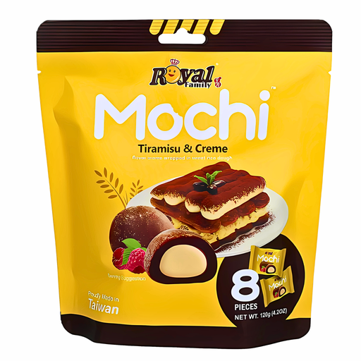 Royal Mochi Tiramisu & Creme Flavour (12 x 120g)