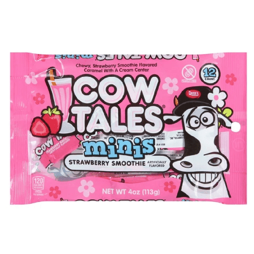 Goetze’s Strawberry Smoothie Cow Tales Mini Peg Bag USA (9 x 113g)