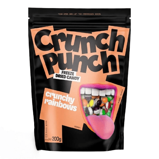 Crunch Punch Freeze Dry Candy Crunchy Rainbows Flavour (15x100g)
