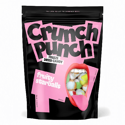 Crunch Punch Freeze Dry Candy Fruity Starballs Flavour (15x100g)