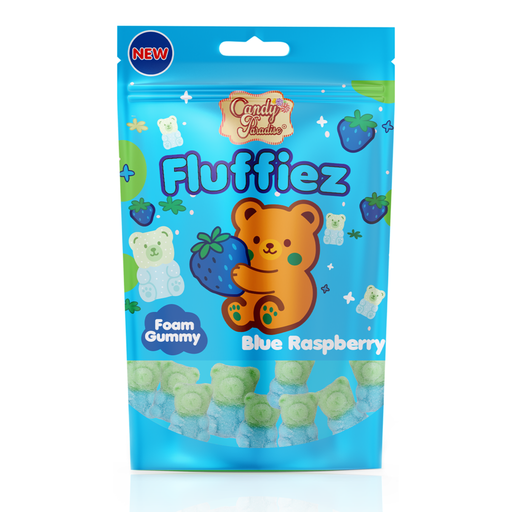 Candy Paradise Fluffiez Foam Gummy Blue Raspberry (12x100g)
