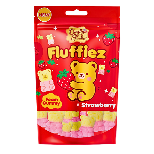 Candy Paradise Fluffiez Foam Gummy Strawberry (12x100g)