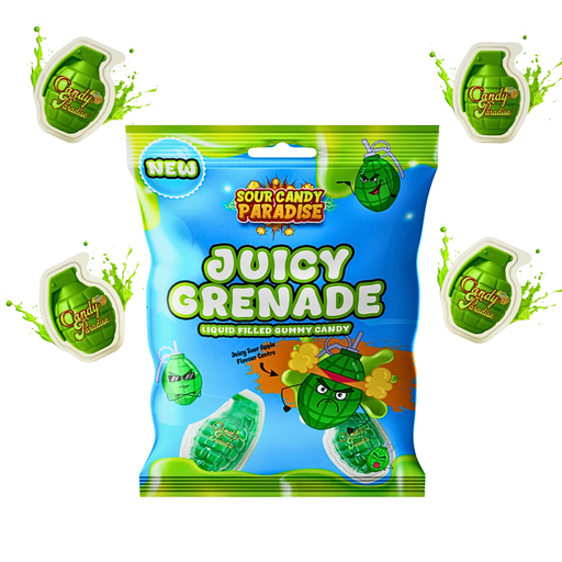 Candy Paradise Juicy Grenade Peg Bags (12 x 72g)