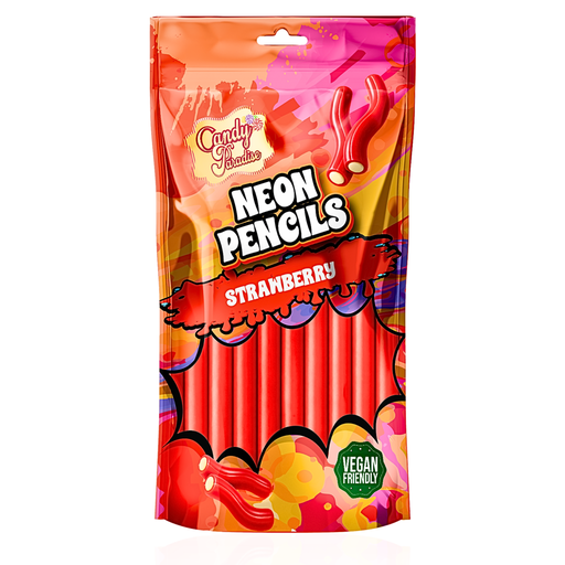 Candy Paradise Neon Pencils Strawberry (12x130g)