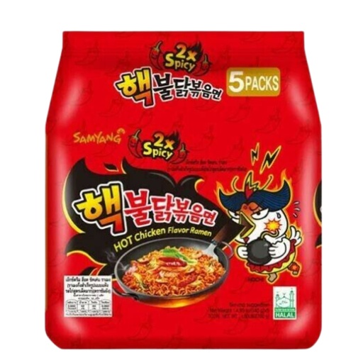 Samyang Buldak Hot Chicken Ramen 2X Spicy Flavour Korea (140g)