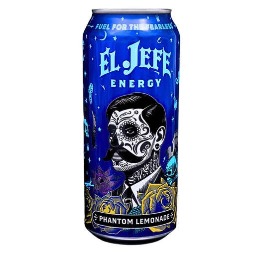 El Jefe Energy Drink Phantom lemonade Flavour USA (12 x 473ml)