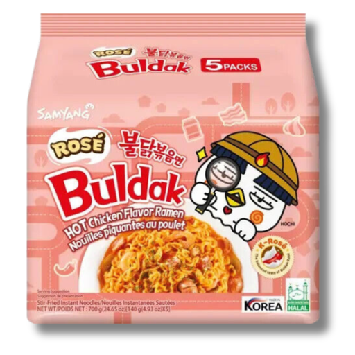 Samyang Buldak Hot Chicken Ramen Rose Flavour Korea (Master Carton) (40x140g)