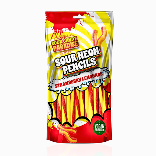 Sour Candy Paradise Neon Pencils Strawberry Lemonade (12x130g)