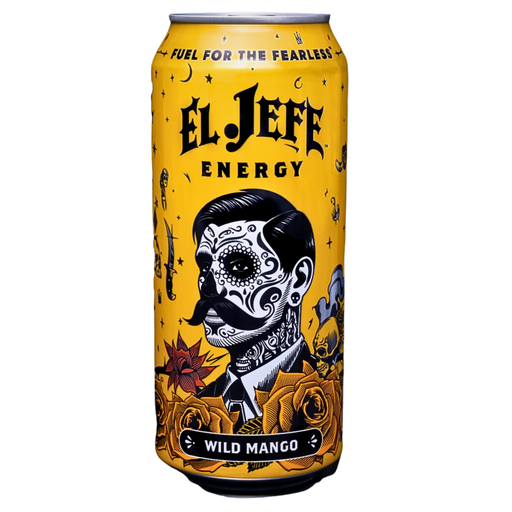 El Jefe Energy Drink Wild Mango Flavour USA (12 x 473ml)