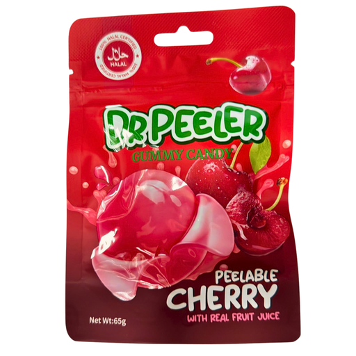 Dr Peeler Gummy Candy Cherry Flavour (12 x 65g)