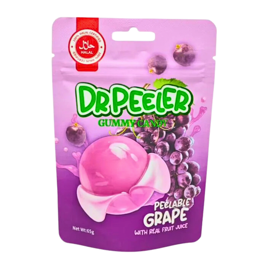 Dr Peeler Gummy Candy Grape Flavour (12 x 65g)