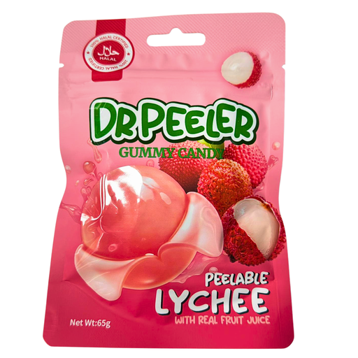 Dr Peeler Gummy Candy Lychee Flavour (12 x 65g)