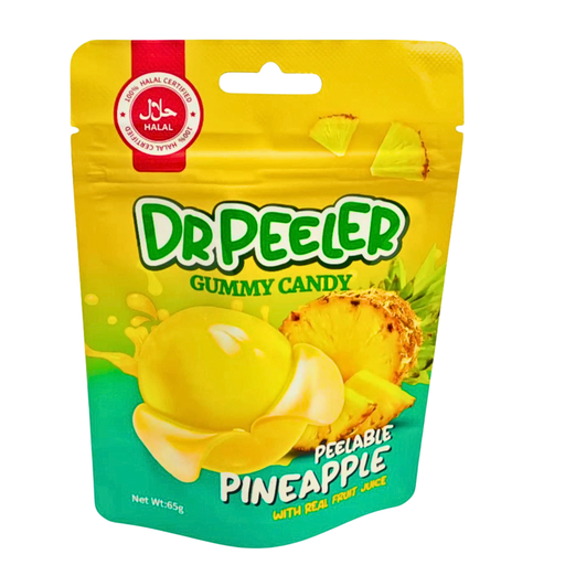 Dr Peeler Gummy Candy Pineapple Flavour (12 x 65g)