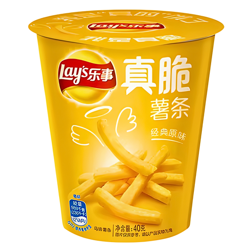 Lays Crispy French Fries Cup Original Flavour Chinese (40x40g)
