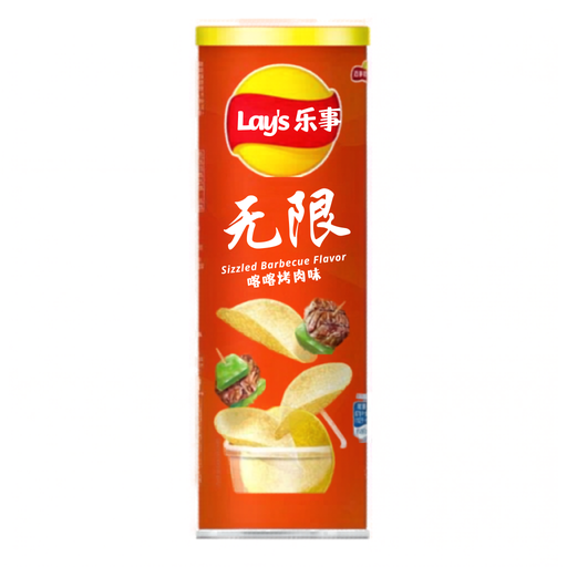 Lays Stax Sizzled Barbecue Flavour Chinese (24x90g)