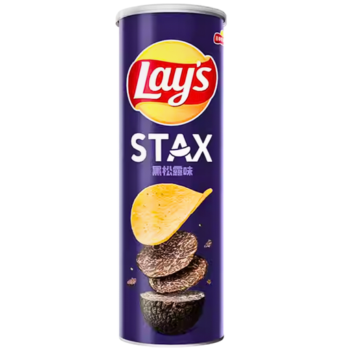 Lays Stax Workshop Black Truffle Black Pepper Flavour Chinese (24x90g)