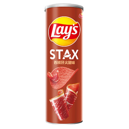 Lays Stax Workshop Spanish Ham Savory Flavour Chinese (24x90g)