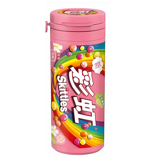 Skittles Candy Bottle Floral Fruit Flavour Chinese (12 x 30g)