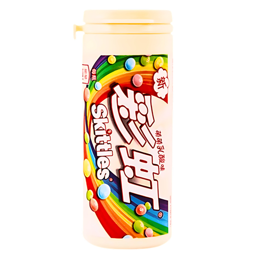 Skittles Candy Bottle Lactic Acid Flavour Chinese (12 x 30g)