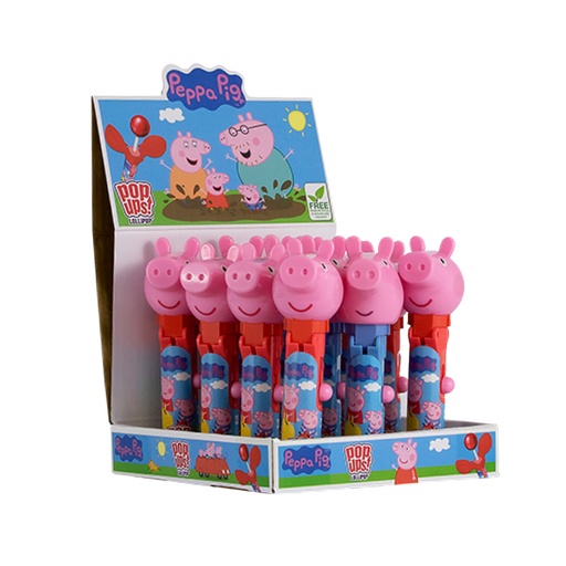 Pop Ups Peppa Pig Lollipop – (12x10g)