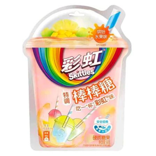 Skittles Lollipops Colourful Fruit Chinese (8x54g)