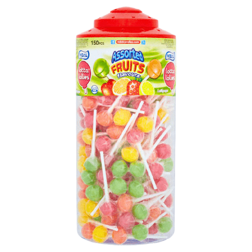 Vidal Zoom Assorted Flavour Lollipop (150pack)