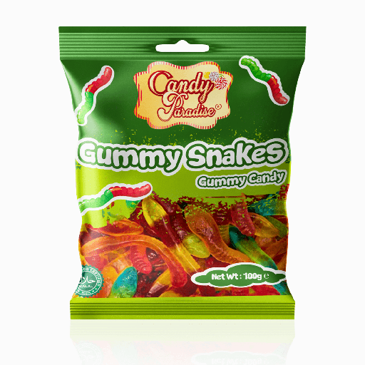 Candy Paradise Gummy Candy Snakes (12x100g)