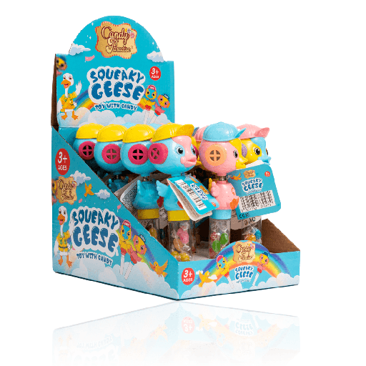 Candy Paradise Squeaky Geese Toy With Candy (12x10g)