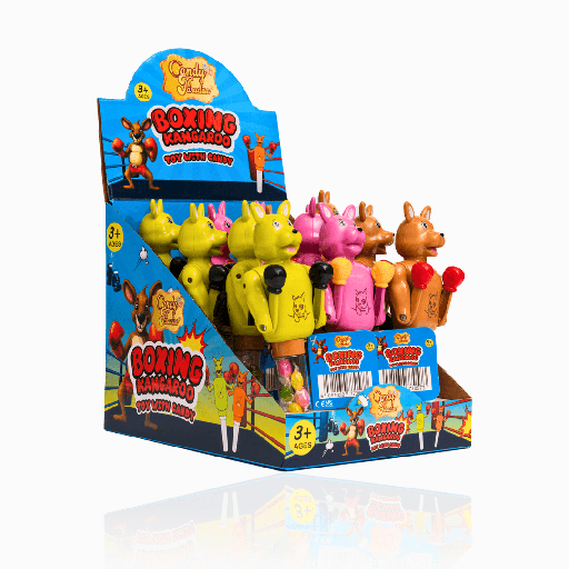 Candy Paradise Toy With Candy Boxing Kangaroo (12x10g)