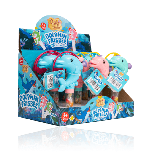 Candy Paradise Toy With Candy Dolphin Frisbee (9x10g)
