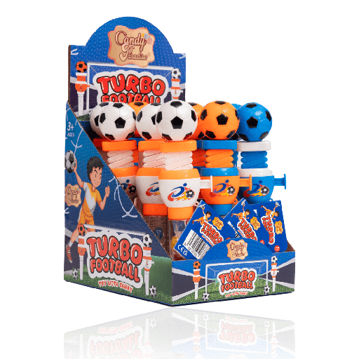 Candy Paradise Toy With Candy Turbo Football (12x10g)